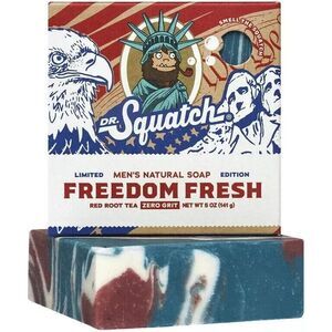 Dr. Squatch Natural Bar Soap, Freedom Fresh, 5 oz